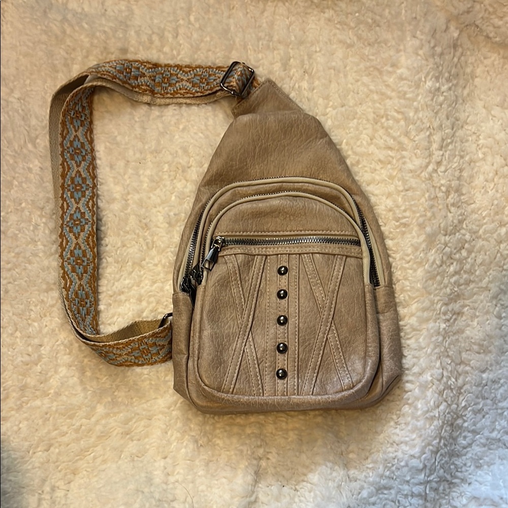 Stylish Tan Sling Bag